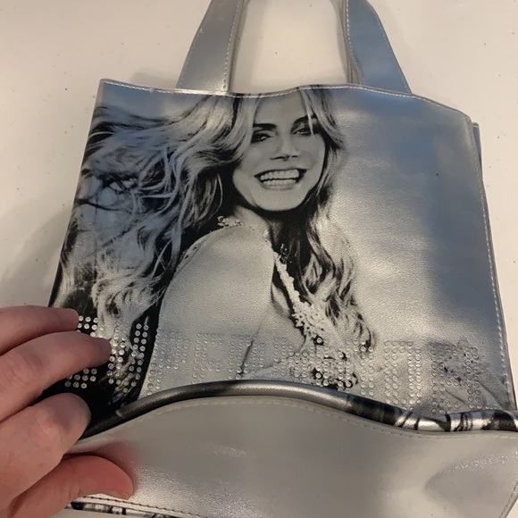 Mini Victoria Secret Heidi Klum Supermodel rhinestone purse handbag bag y2k - Picture 4 of 4